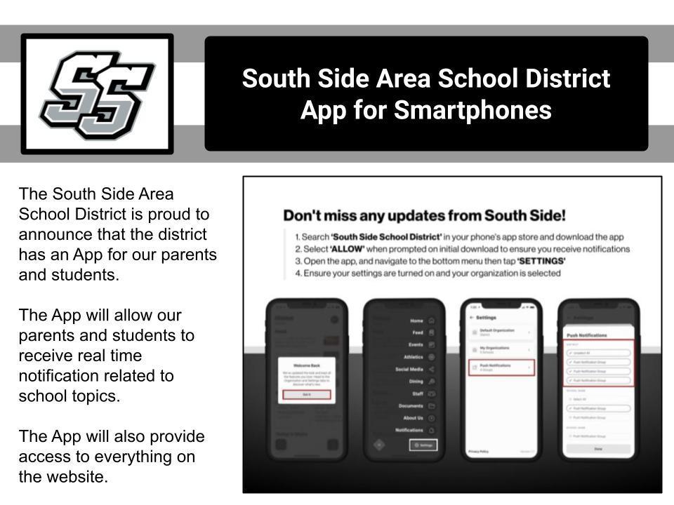 Download the new SSASD App!